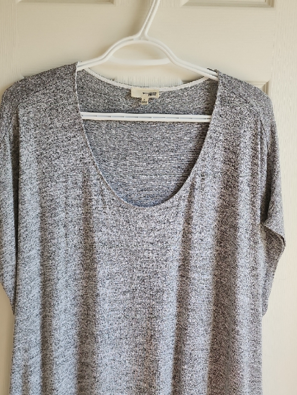 Wilfred Gray Scoop-Neck Longline Tunic Womens M - Picture 2 of 8